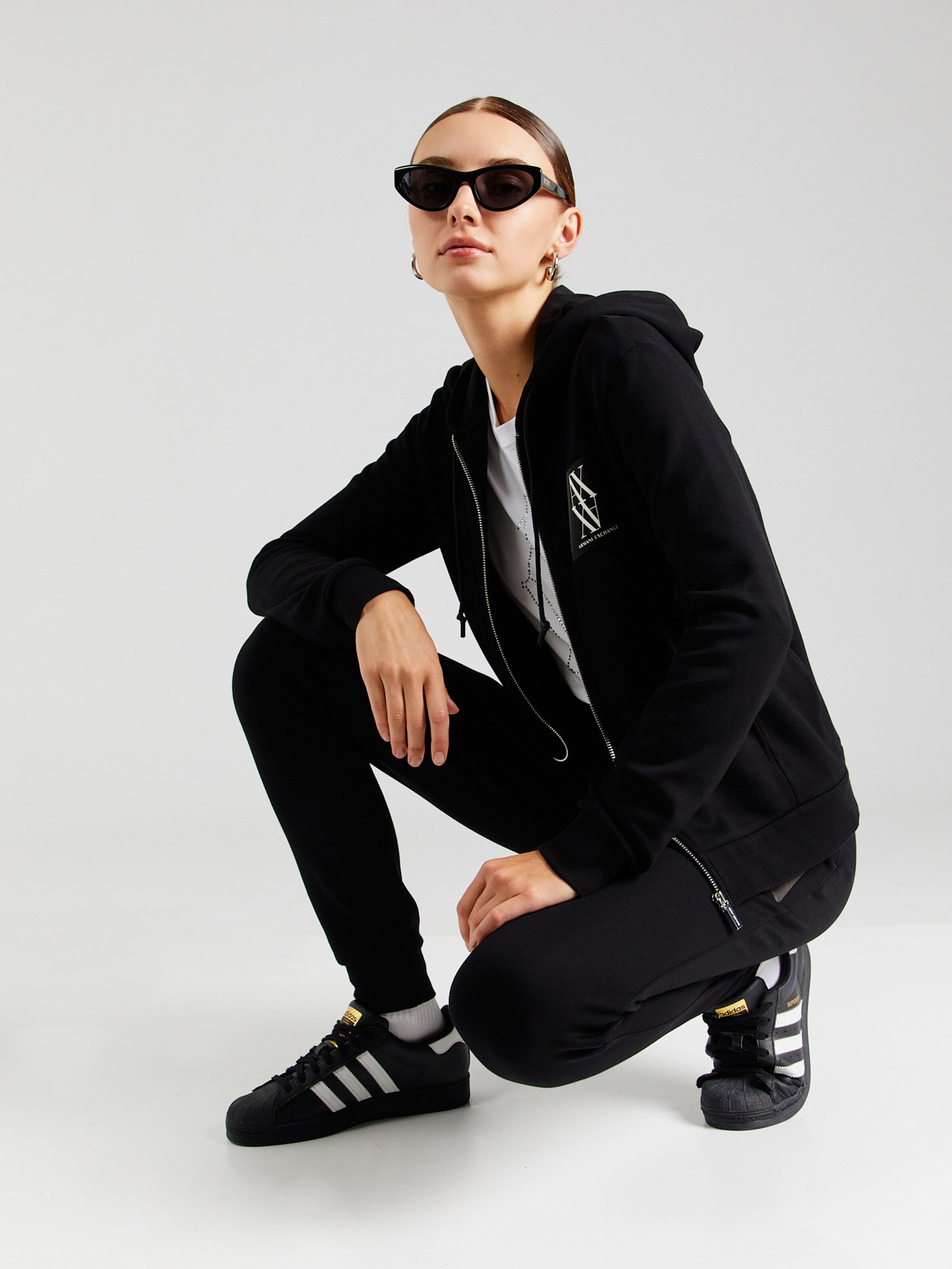Veste de survetement ARMANI EXCHANGE en Noir ABOUT YOU