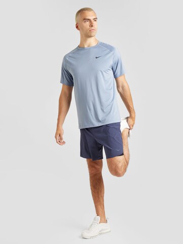 T-Shirt fonctionnel 'Ready' NIKE en bleu