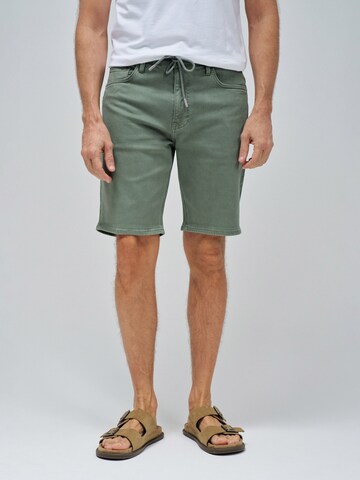 Salsa Jeans Regular Pants in Green: front