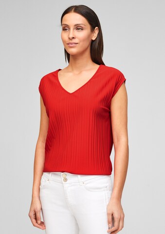 s.Oliver BLACK LABEL Shirt in Red: front