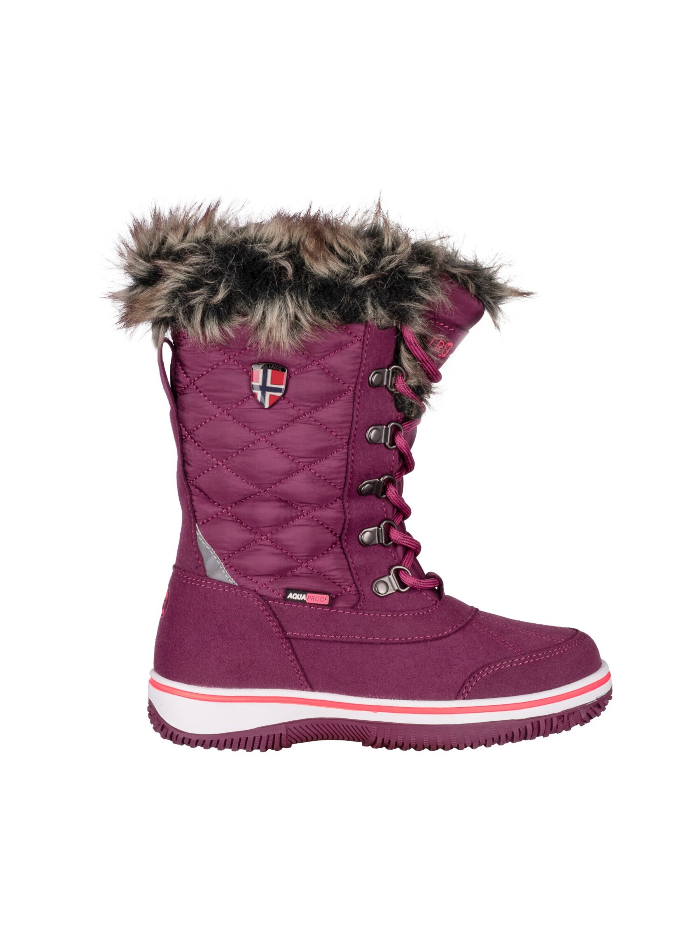 TROLLKIDS Snow Boots in Red