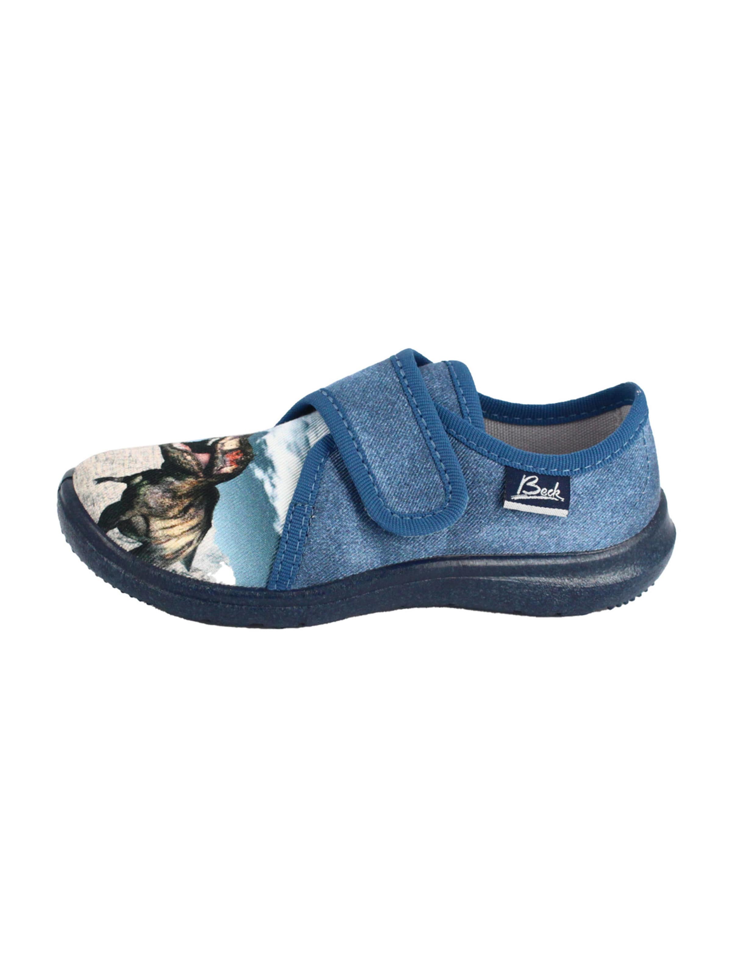 BECK - Zapatillas de casa 'Spinosaurus' en azul: frente