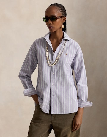 Polo Ralph Lauren Blouse in Purple: front
