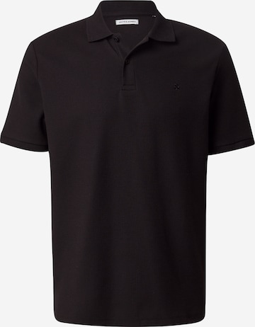 JACK & JONES Poloshirt 'JJEAustin' in Schwarz: Vorderseite