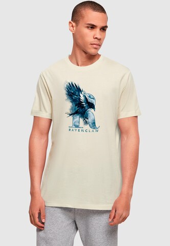 ABSOLUTE CULT T-Shirt 'Harry Potter - Ravenclaw Watercolour' in Beige: Vorderseite