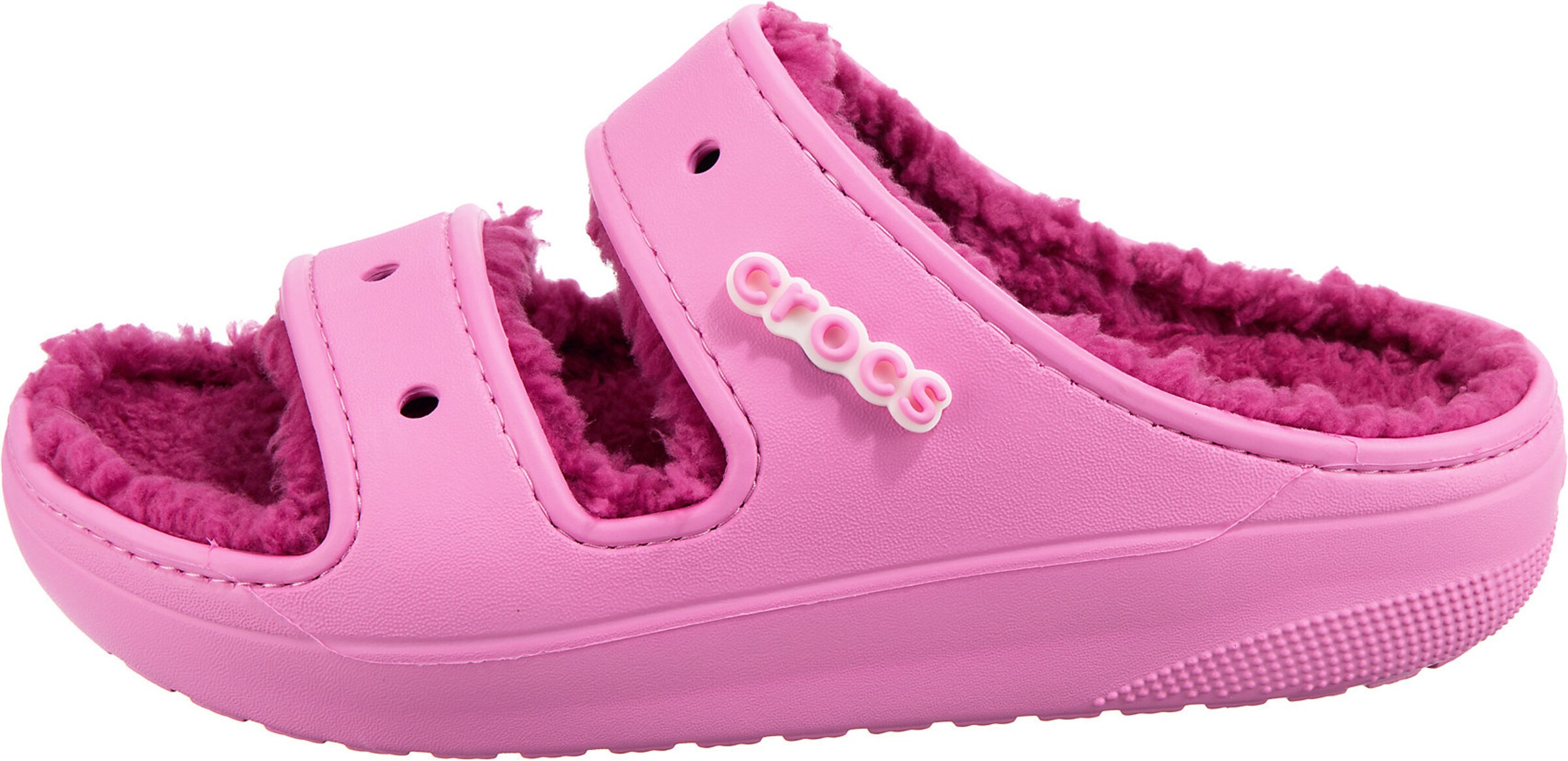 Crocs - Pantufa 'Classic Cozzzy' em rosa