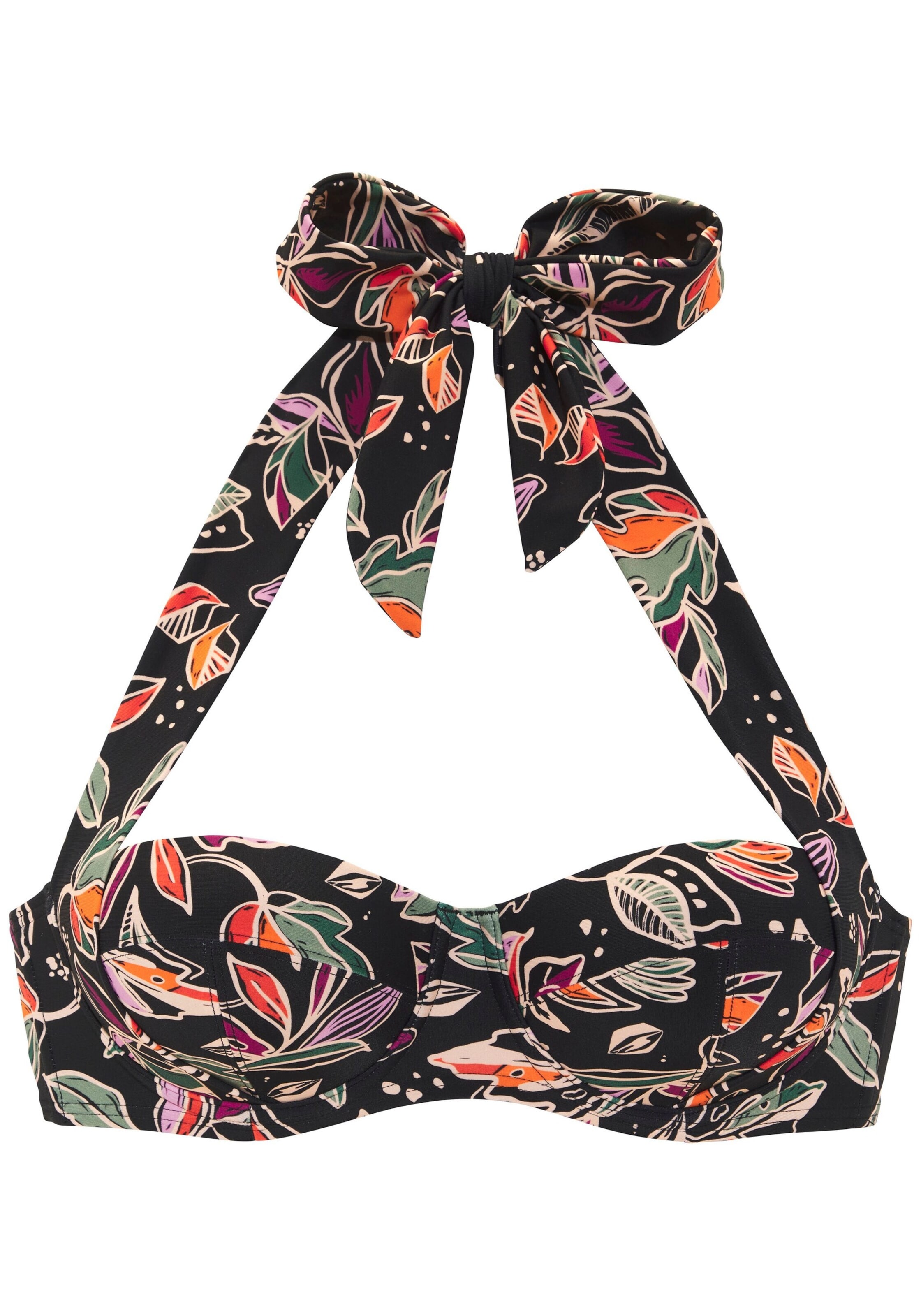 BUFFALO Bikini Top in Dark green / Orange / Black, Item view