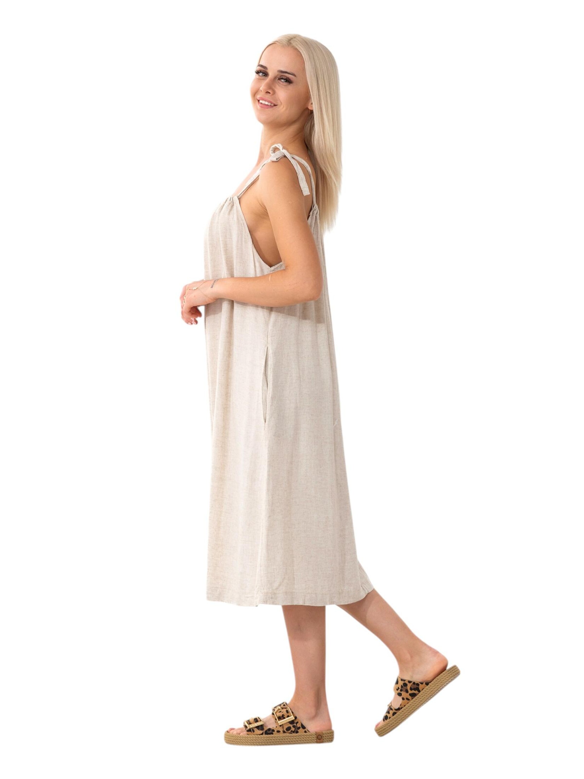 Robe d’été 'LEA' WENOR en beige