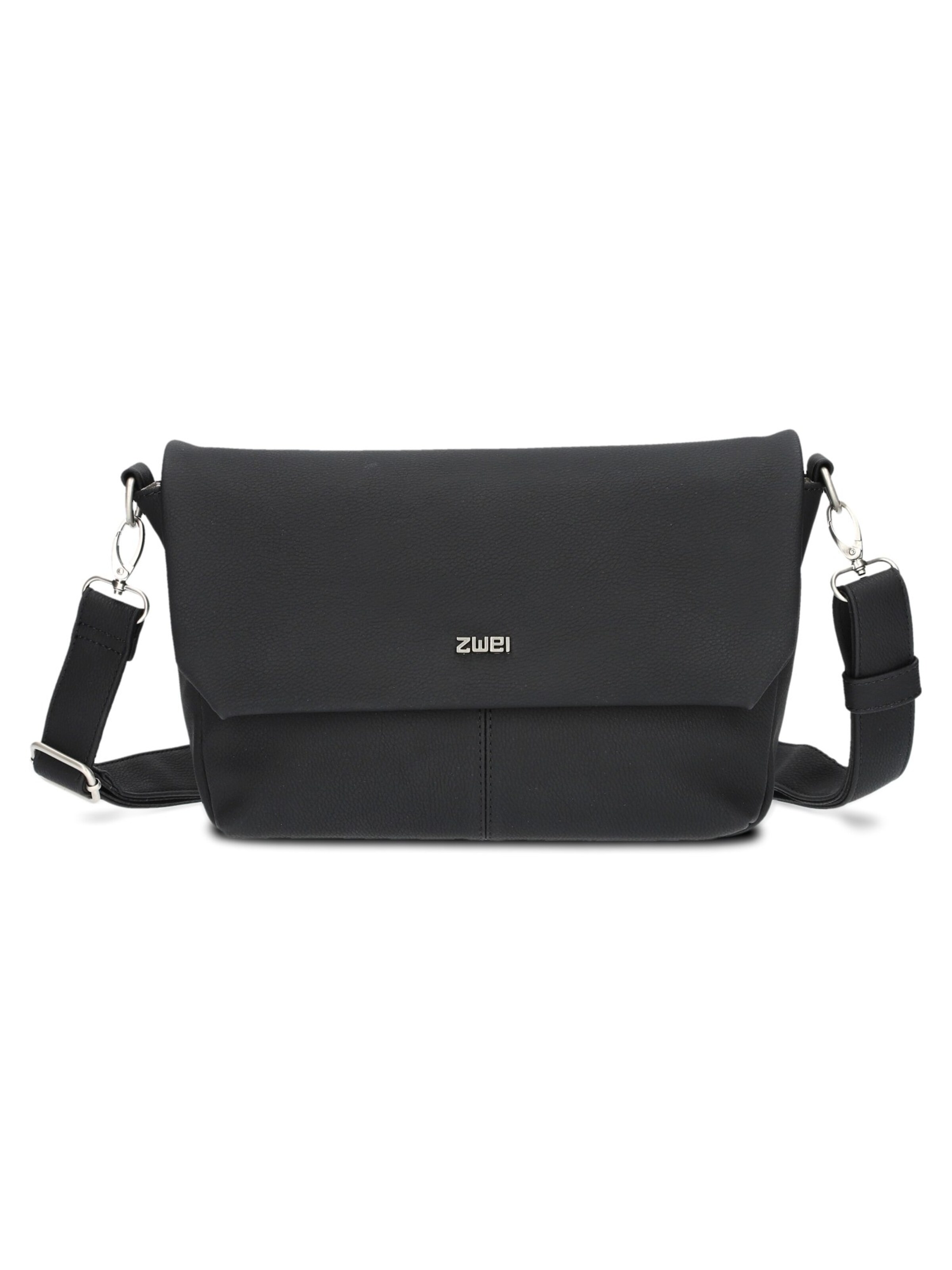 ZWEI Handtasche 'MADEMOISELLE.M M60'‌‌‌‌‌‌‌‌‌ in Schwarz: Vorderseite
