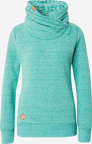 Ragwear Sweatshirt 'ANABELKA' in Groen: voorkant