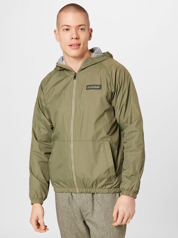 NAPAPIJRI Between-Season Jacket in Green: front