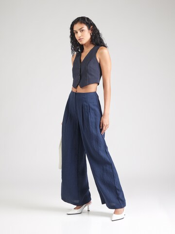 VERO MODA Широкий Брюки со складками 'VMFEA' в Синий