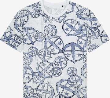 SCHIESSER Shirt ' SCHIESSER 150 YEARS ' in Blue: front