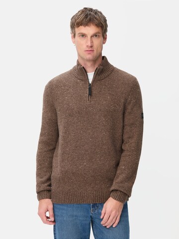 CAMEL ACTIVE Sweater in Brown: front