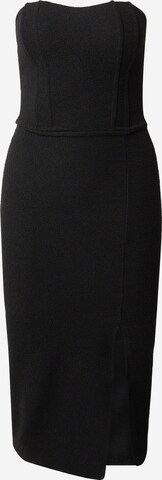 Robe de cocktail 'LYKKE' WAL G. en noir : devant