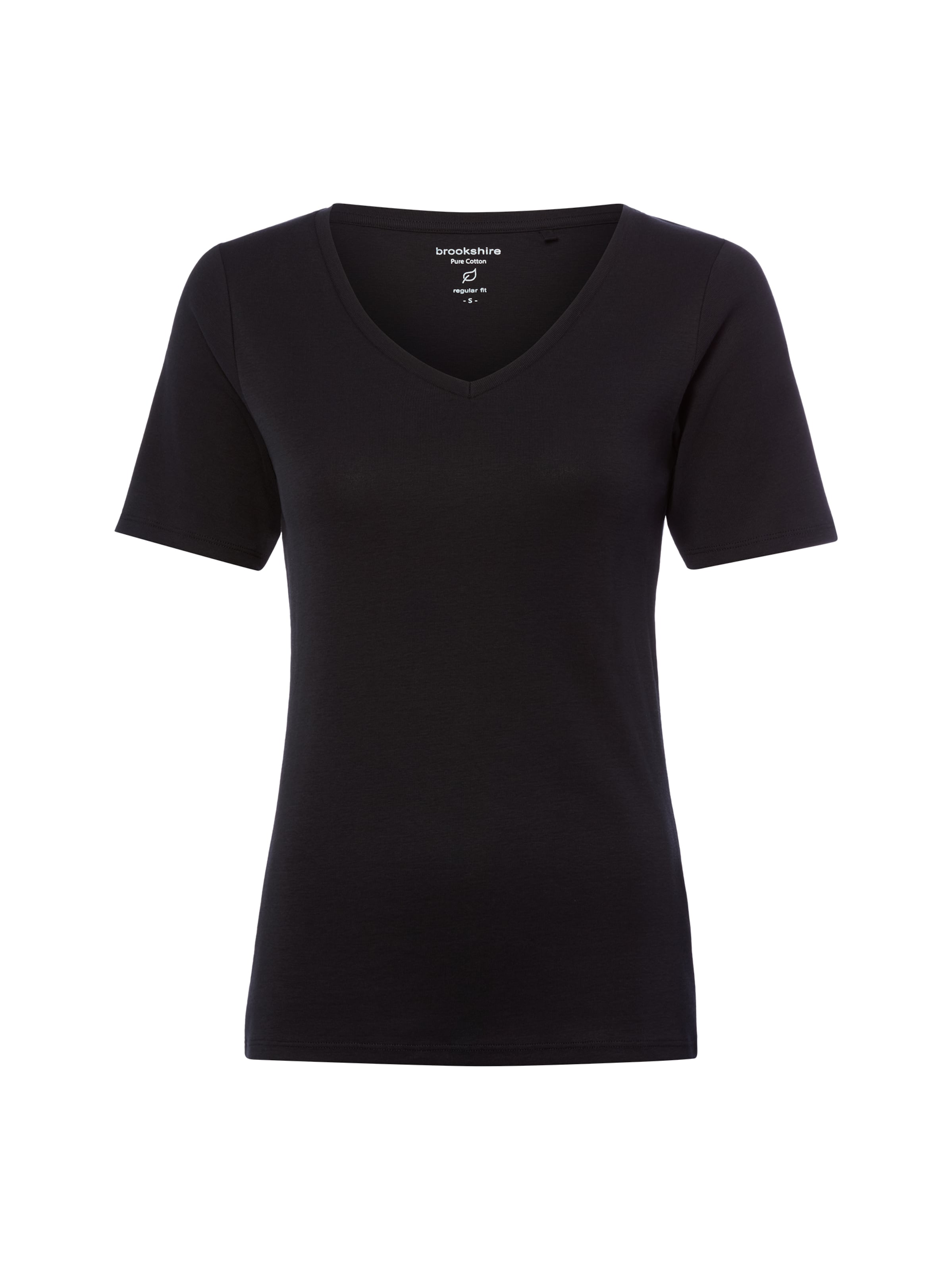Brookshire Shirt in Black: front
