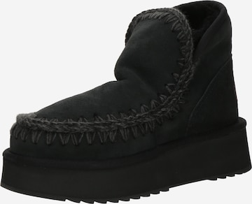 Boots 'Mini Eskimo' MOU en noir : devant