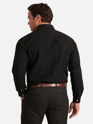 Jacey Quinn Regular fit Button Up Shirt 'Jeffrey' in Black