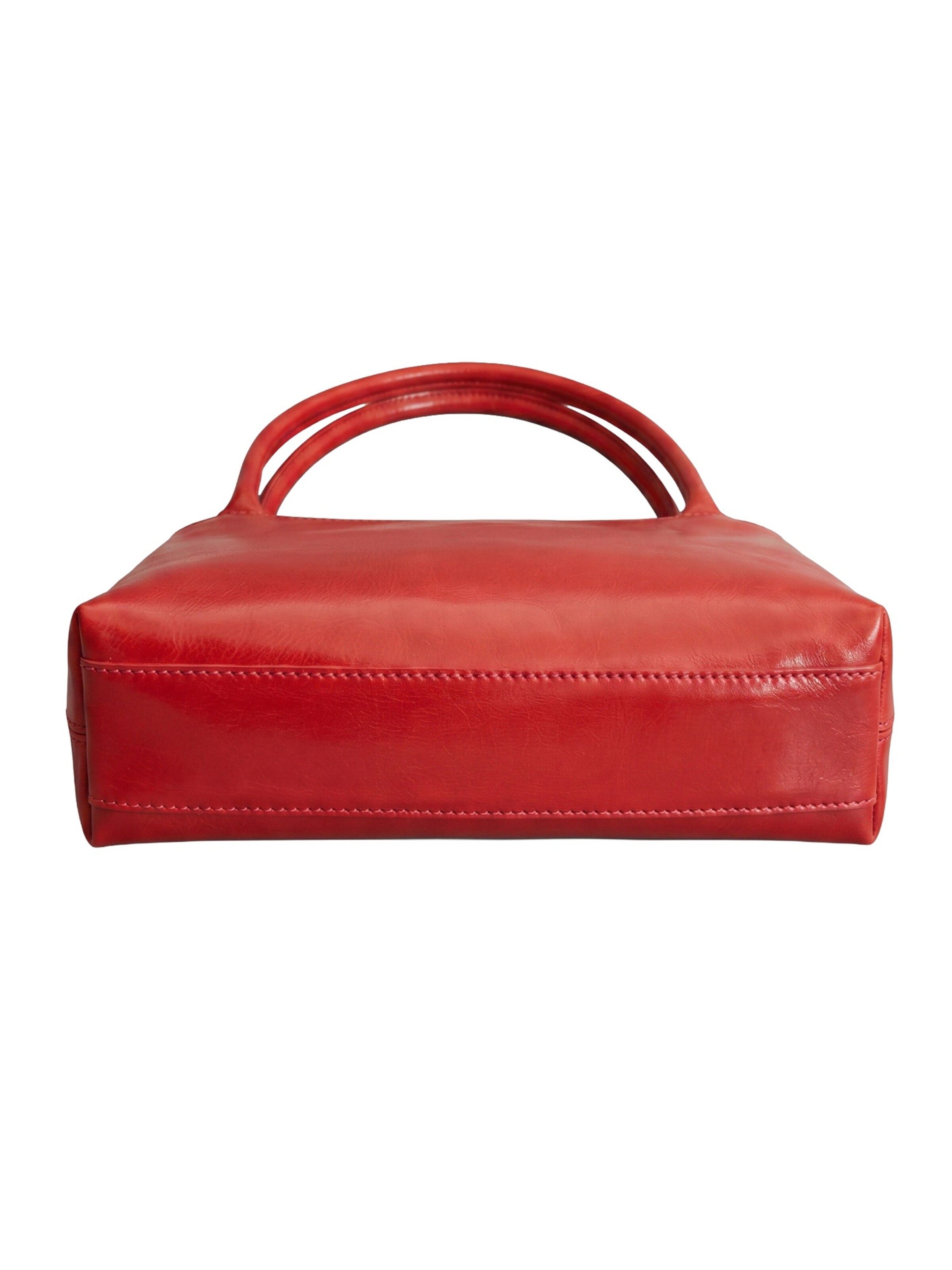 Borsa a spalla 'Borsa a Spalla Donna Pelle Vacchetta I Fratelli - Zip' di I Fratelli in rosso