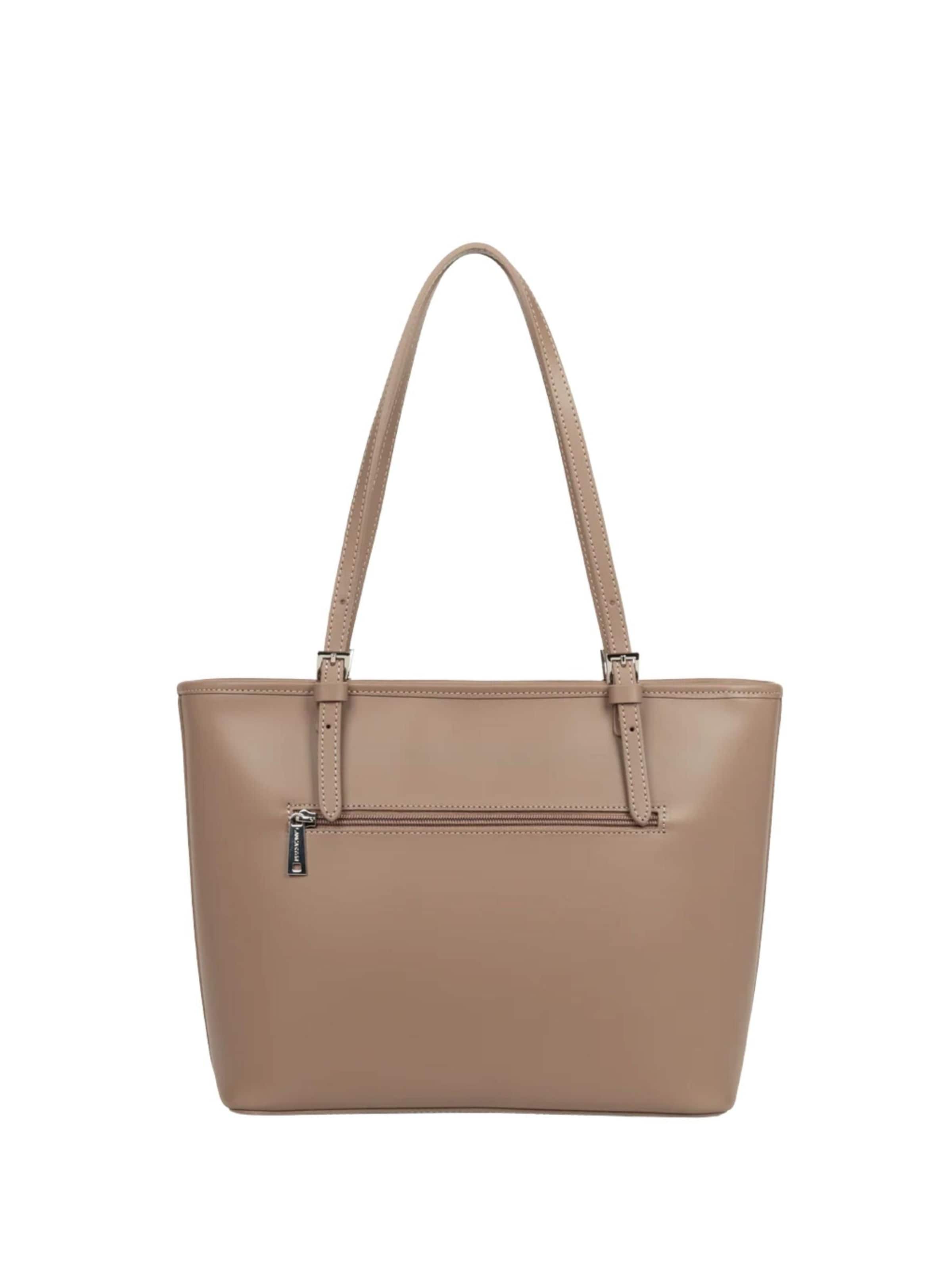 Cabas 'cabas épaule Zippée M Smooth 437-07 Praline' LANCASTER Paris en beige