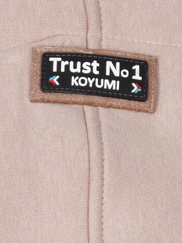 Koyumi Sweatshirt 'Suheyla Love it' in Beige