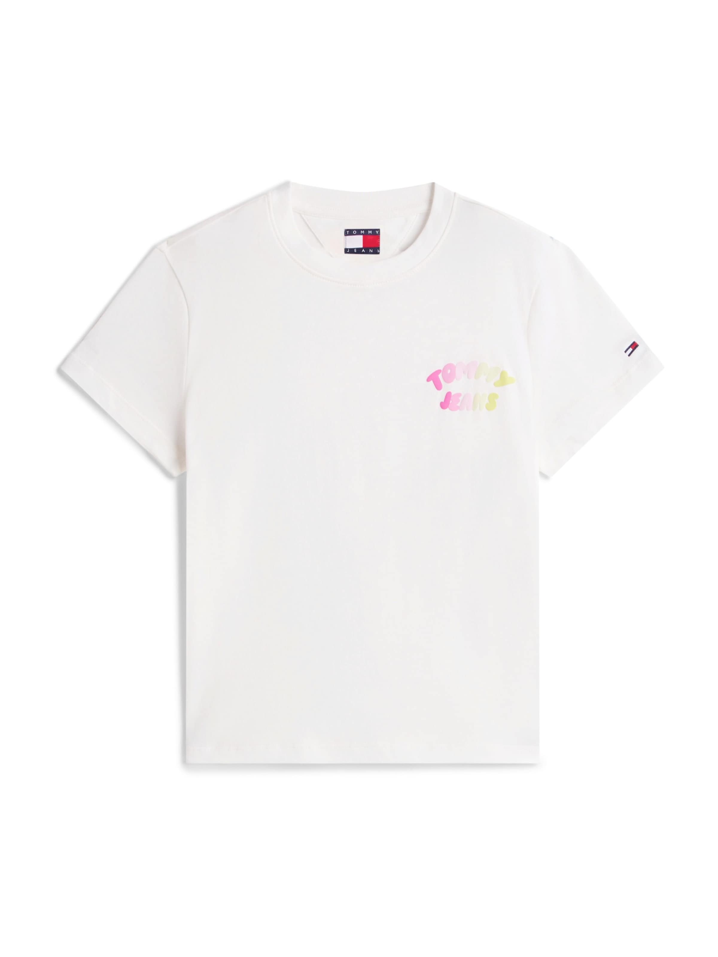 Tricou de la Tommy Jeans pe alb: față