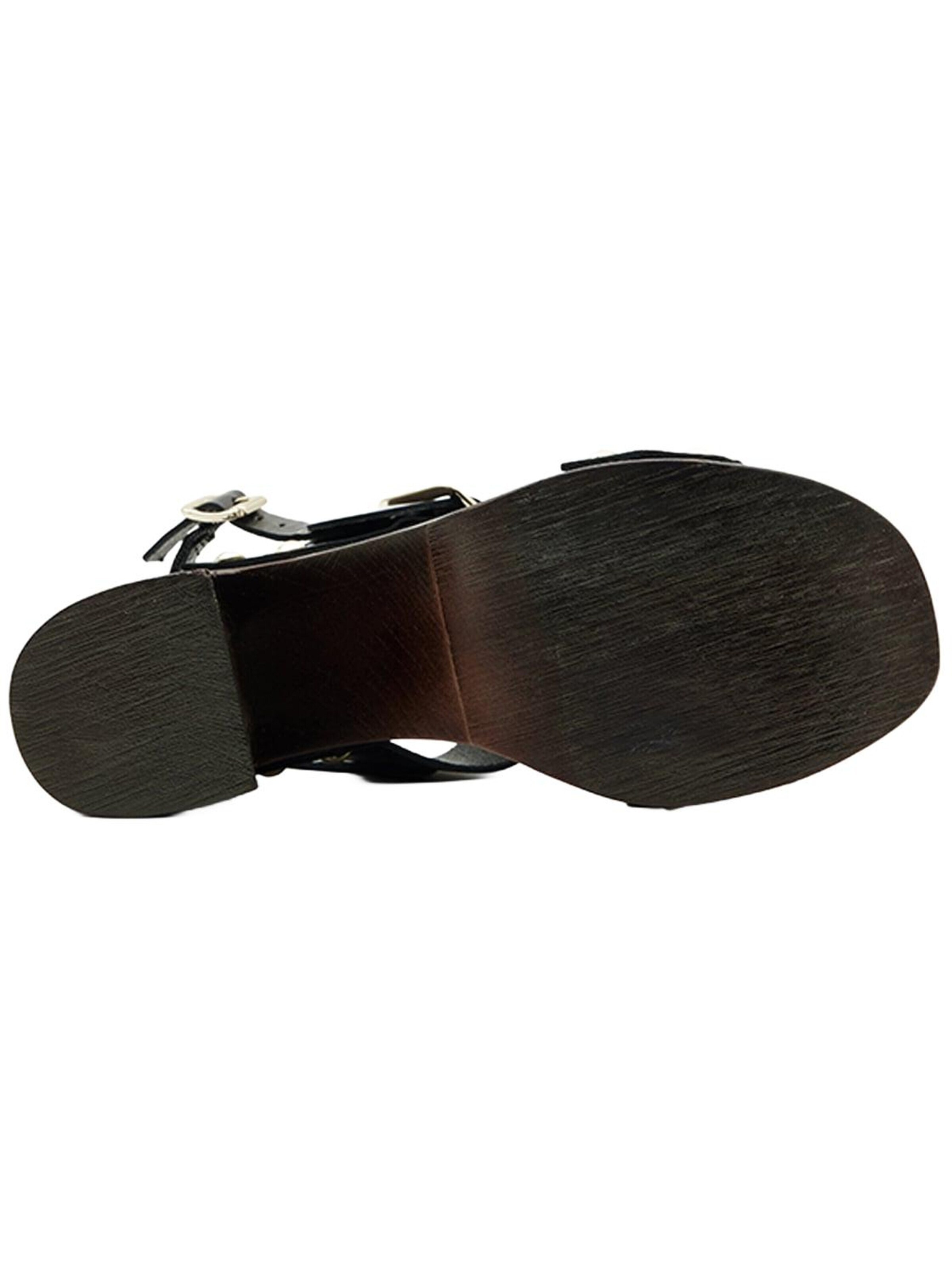 Sandales à lanières 'Plateau-Sandalen' Desa en noir