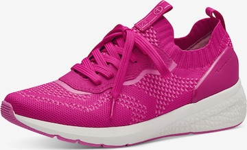 Sneaker bassa di Tamaris in rosa: frontale