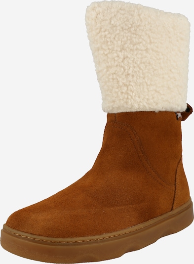 CAMPER Bottes 'Kiddo' en marron / blanc, Vue avec produit