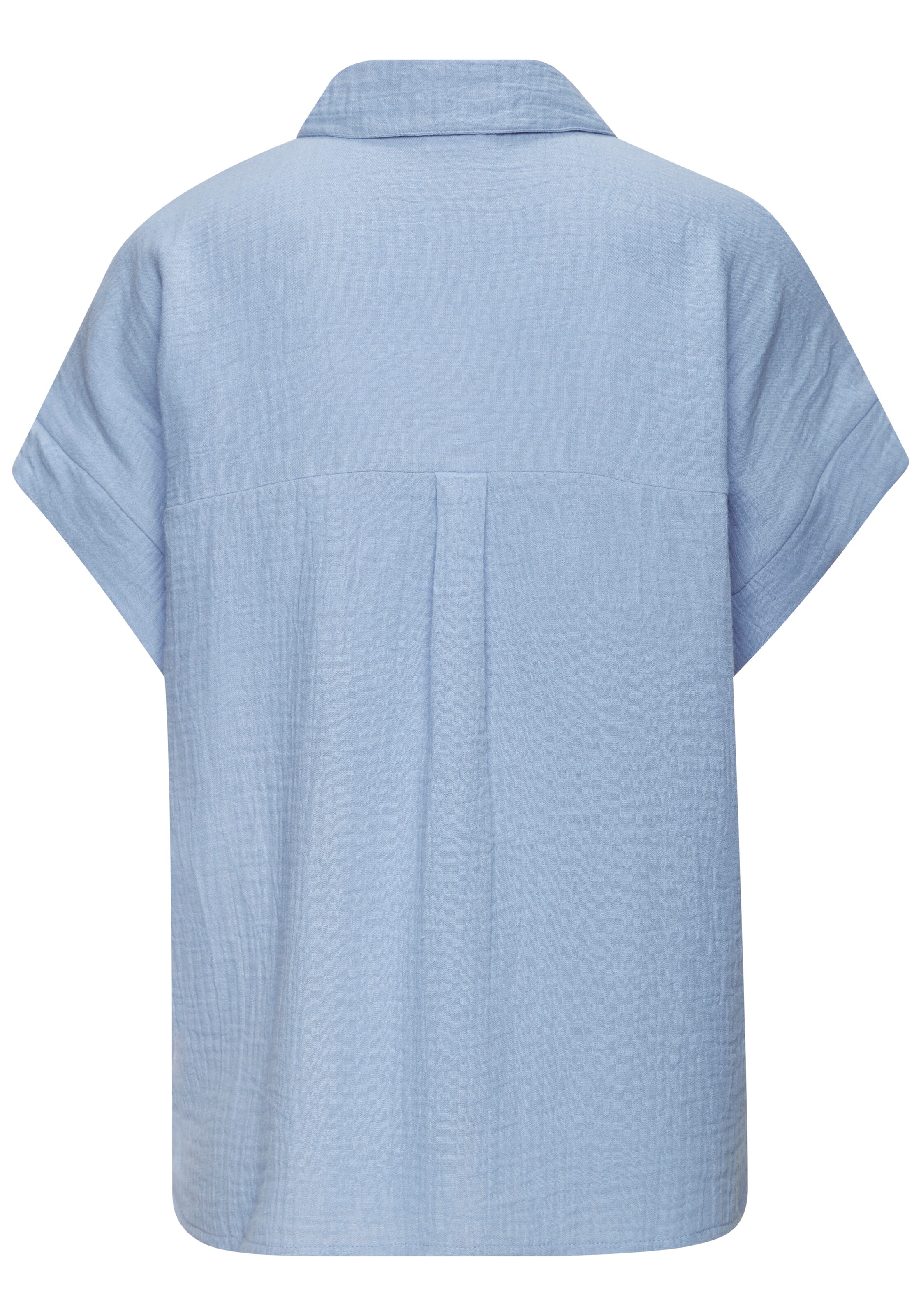 BEACH TIME Bluse in Blau