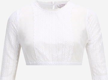 MARJO Klederdracht blouse 'Evina-Nova' in Wit: voorkant