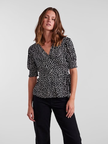 PIECES - Blusa en negro: frente