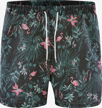 Shorts de bain ' TRISSIAN ' TOM TAILOR en gris : devant