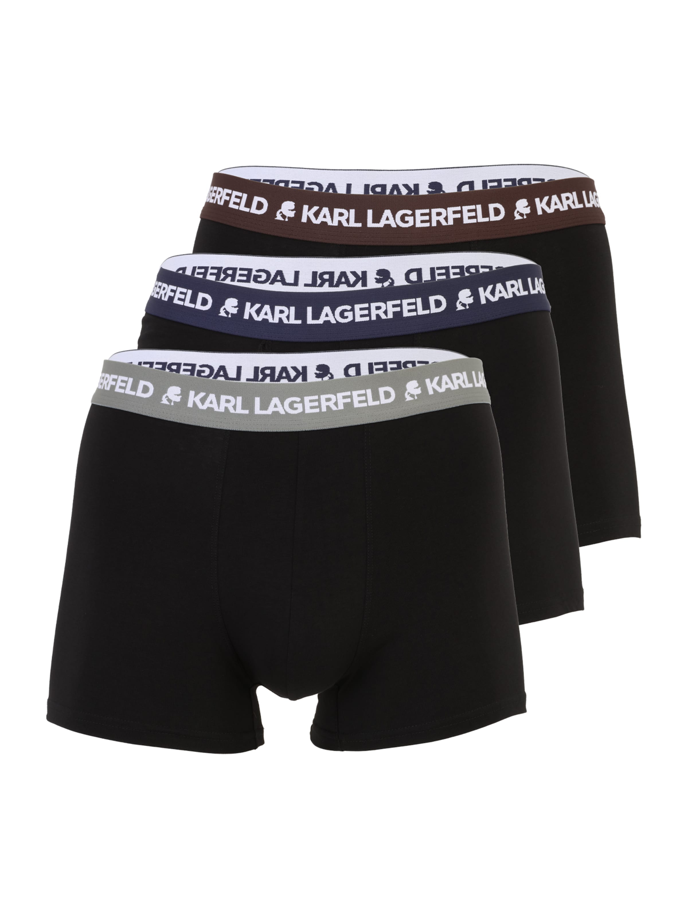 Boxer trumpikės iš Karl Lagerfeld, spalva – tamsiai violetinė / tamsiai raudona / juoda / balta, Prekių apžvalga