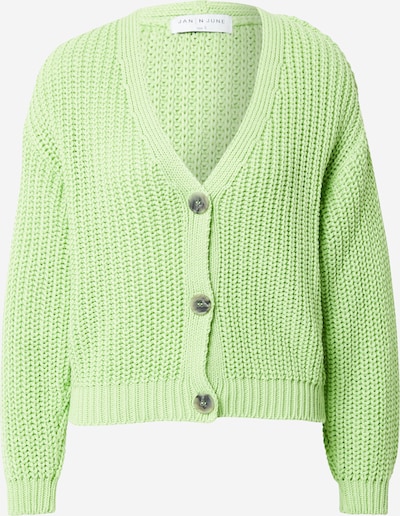 JAN 'N JUNE Gebreid vest 'Lena' in de kleur Kiwi, Productweergave