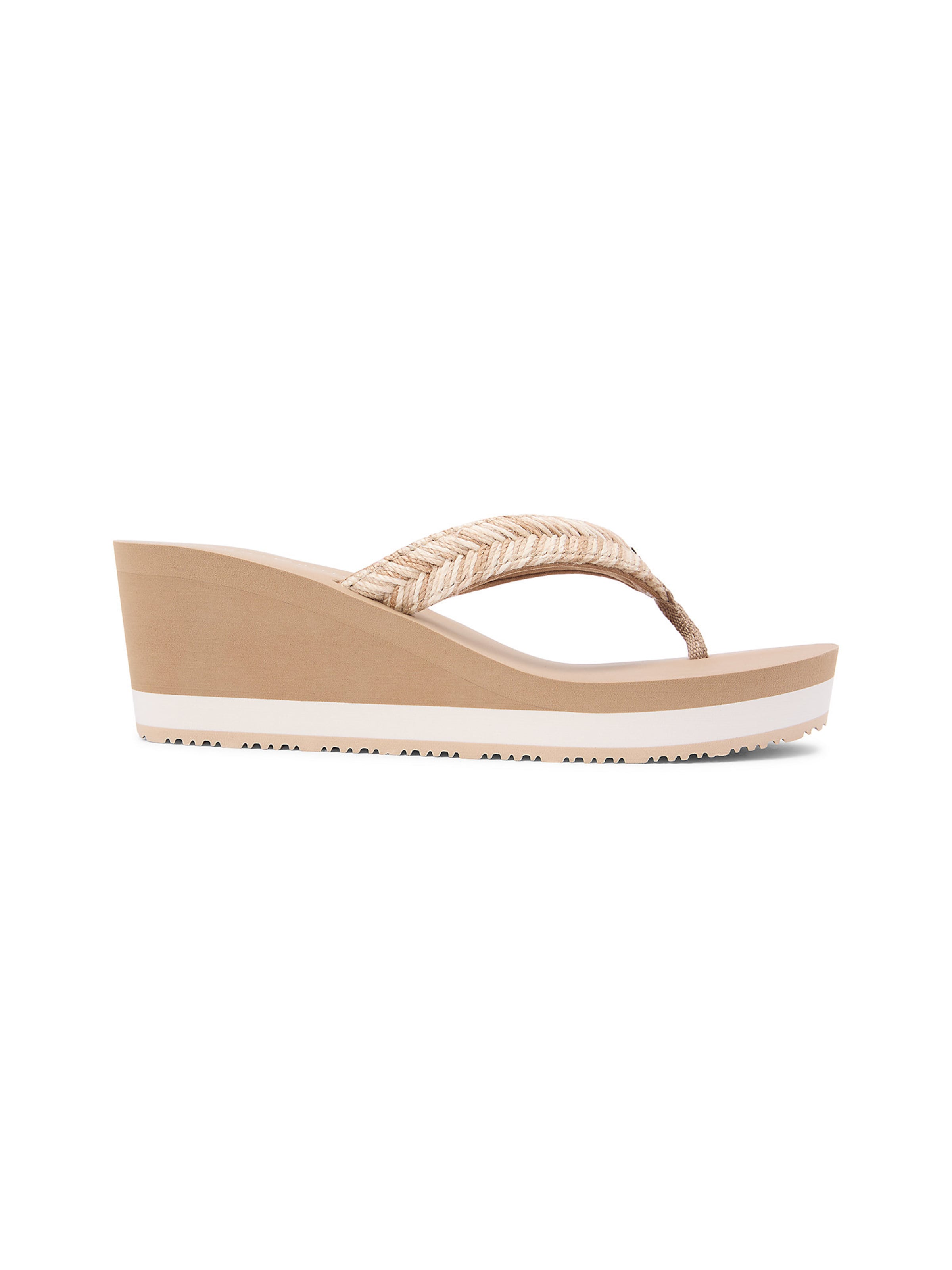 TOMMY HILFIGER Teenslipper in Beige