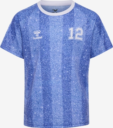Hummel Performance Shirt 'Schimmer' in Blue: front