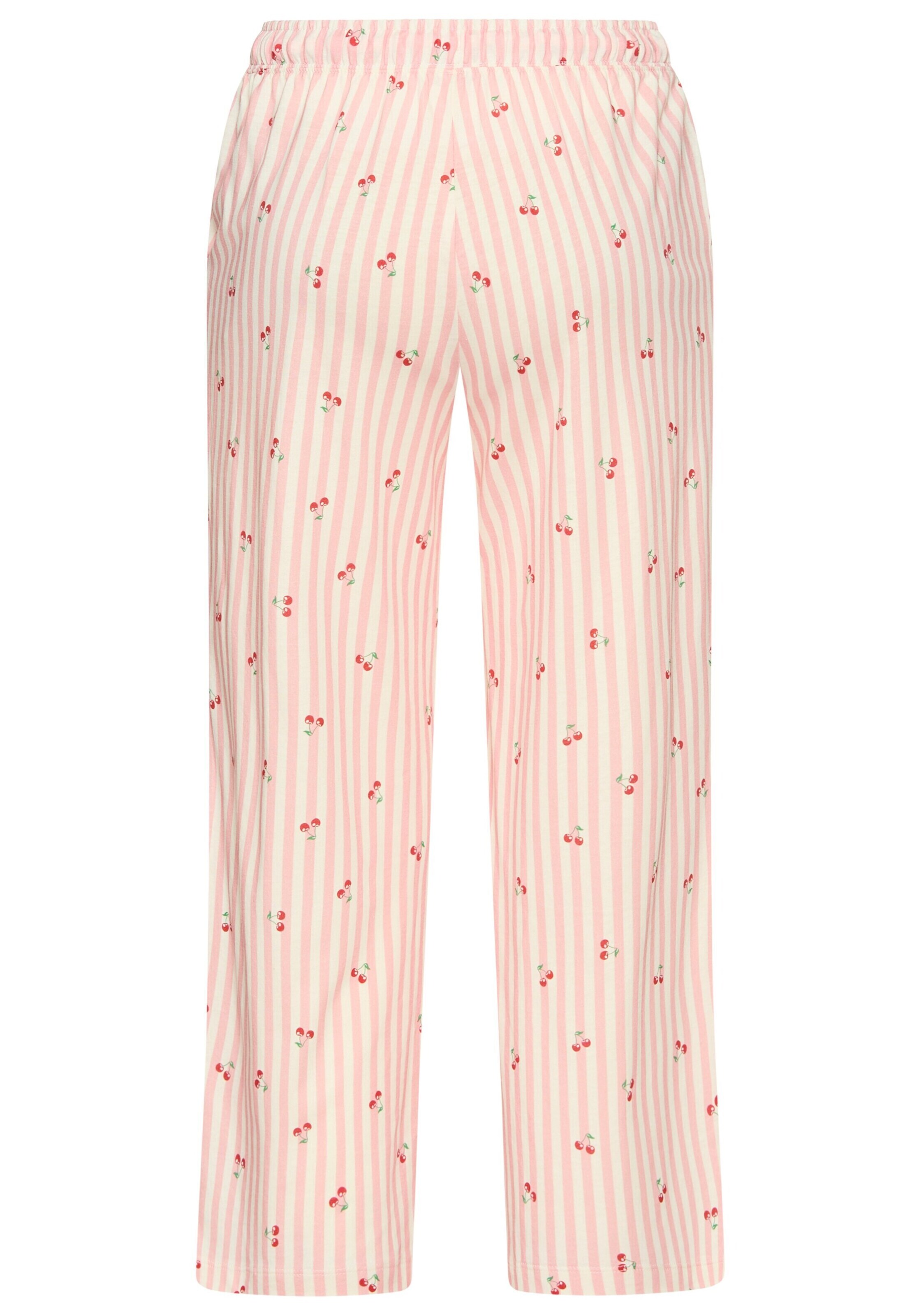 VIVANCE Loosefit Pyjamahose in Pink