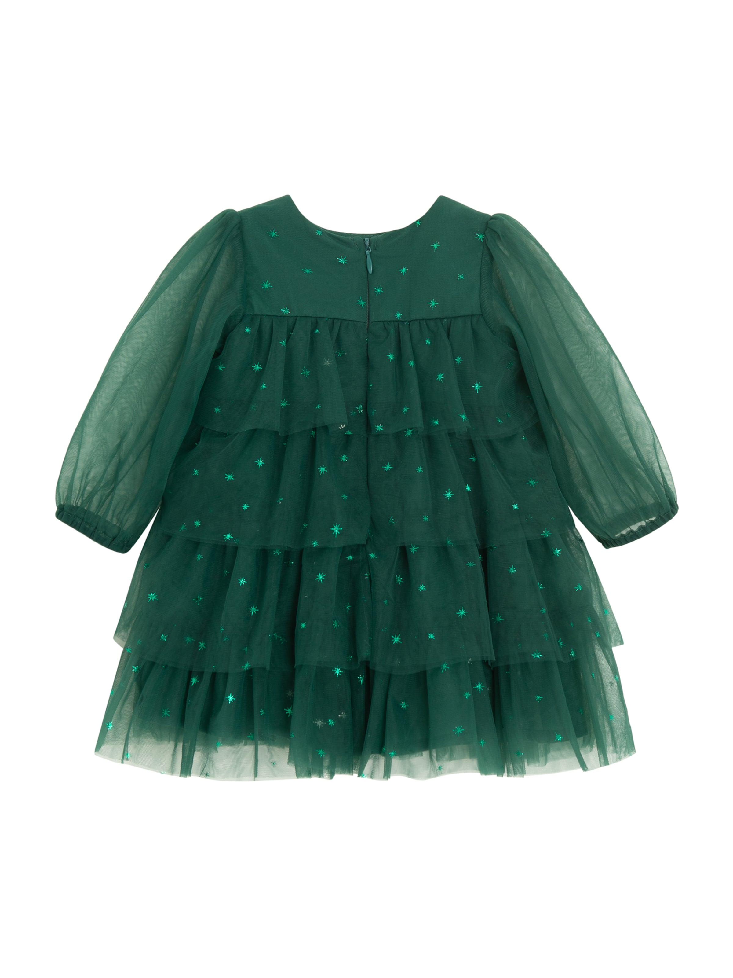 Cool Club - Vestido en verde: atrás