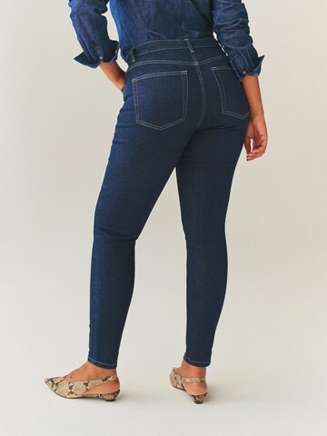 Next Skinny Jeggings i blå