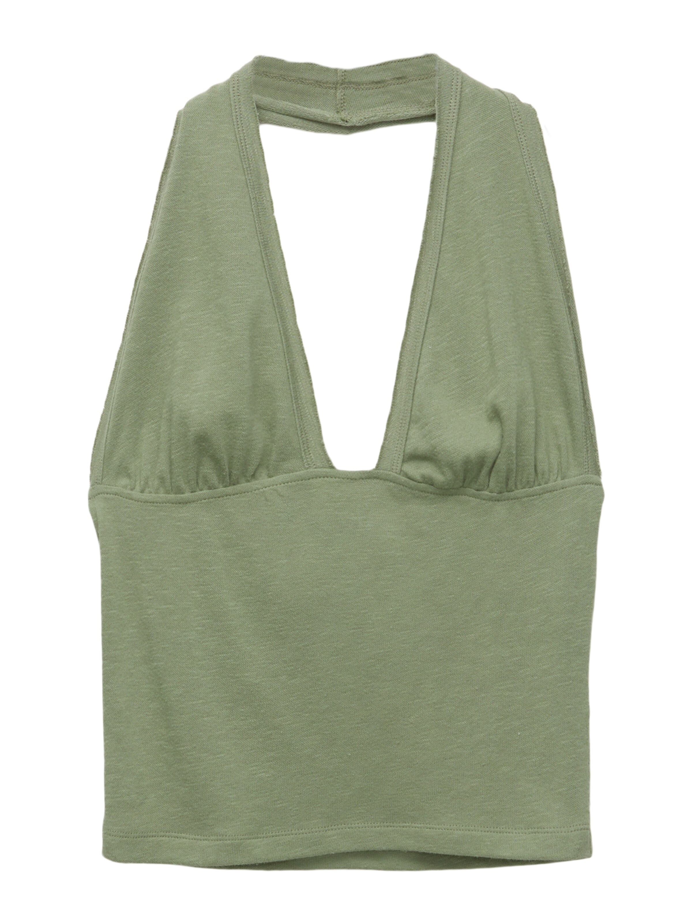 Pull&Bear Top in Grün: Vorderseite