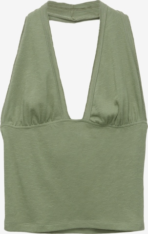 Pull&Bear Top in Groen: voorkant