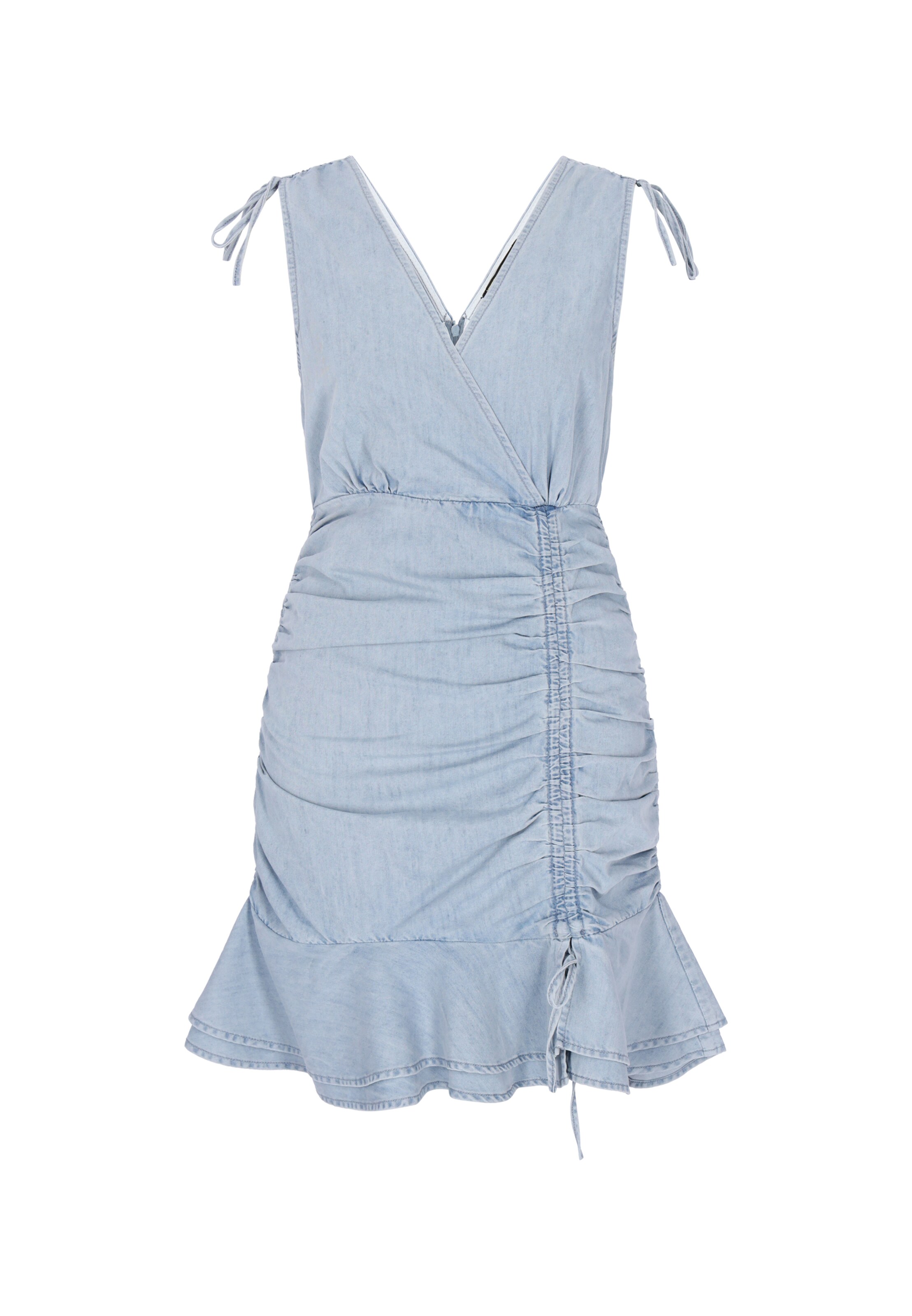 faina - Vestido 'Festive' em azul: frente