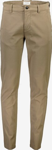 Pantalon chino Lindbergh en beige : devant