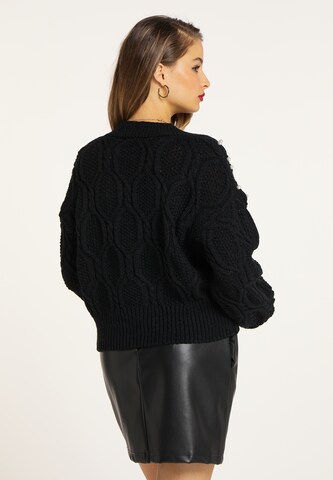 faina Strickjacke in Schwarz