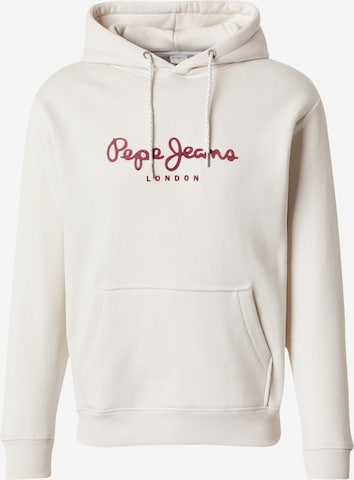Felpa 'Macbeth' di Pepe Jeans in bianco: frontale