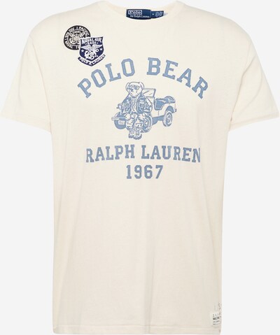 Polo Ralph Lauren T-shirt i marinblå / ljusblå / svart / off-white, Produktvy