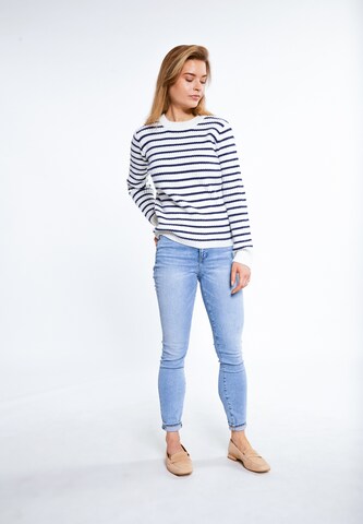 DreiMaster Maritim Sweater in White