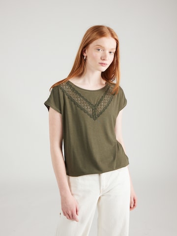 ABOUT YOU Shirt 'Royalty' in Groen: voorkant