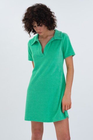 Aligne - Vestido de verano 'Fortune Terry' en verde: frente